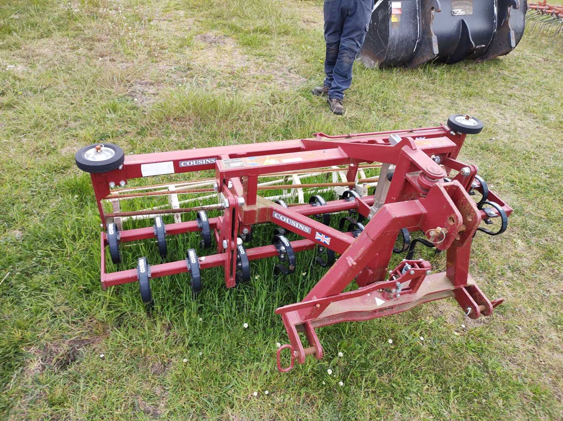 Cousins 2m Pig Tail Harrow with Crumbler Bar