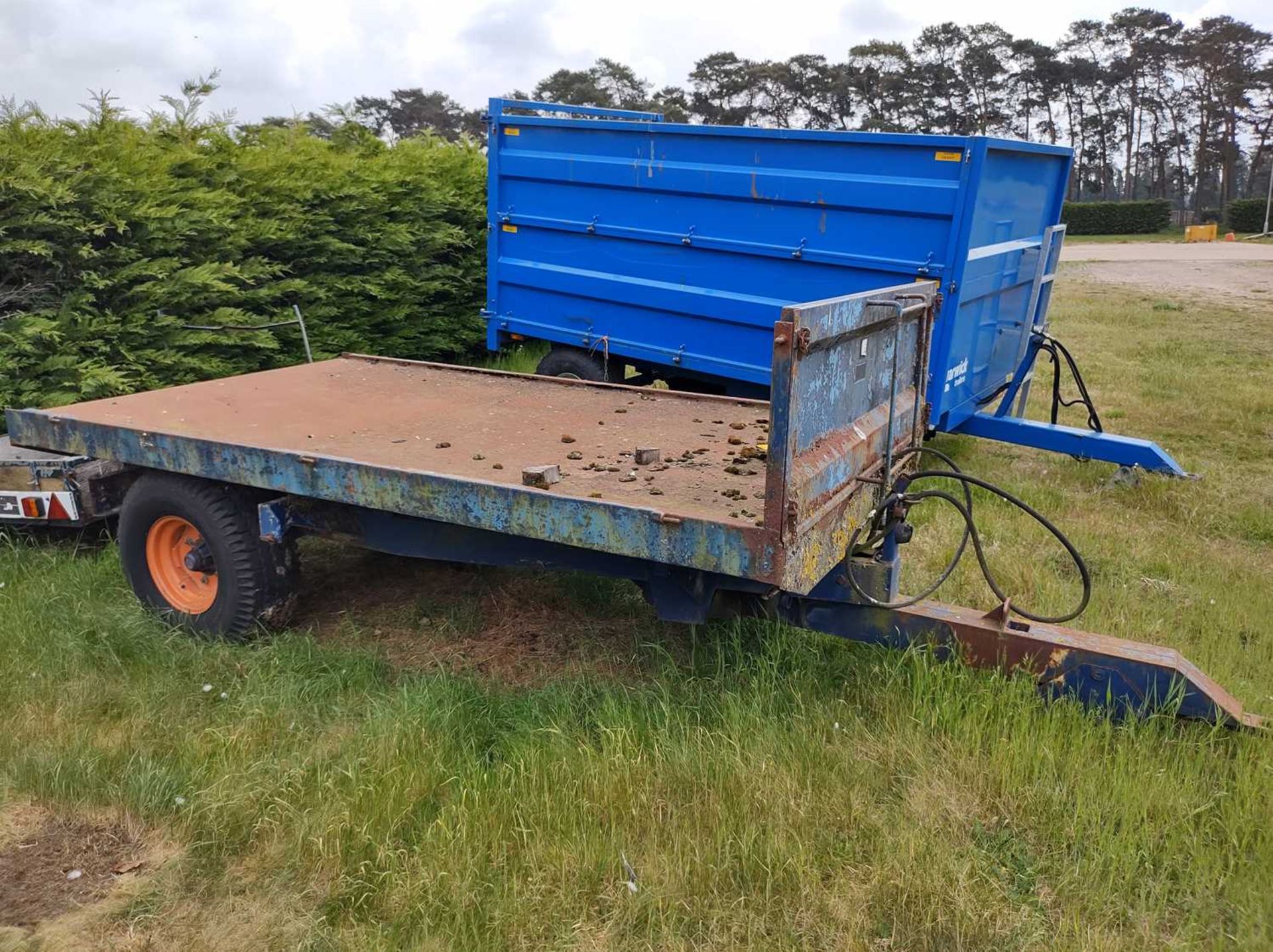 Wootton Flat Bed Tipping Trailer