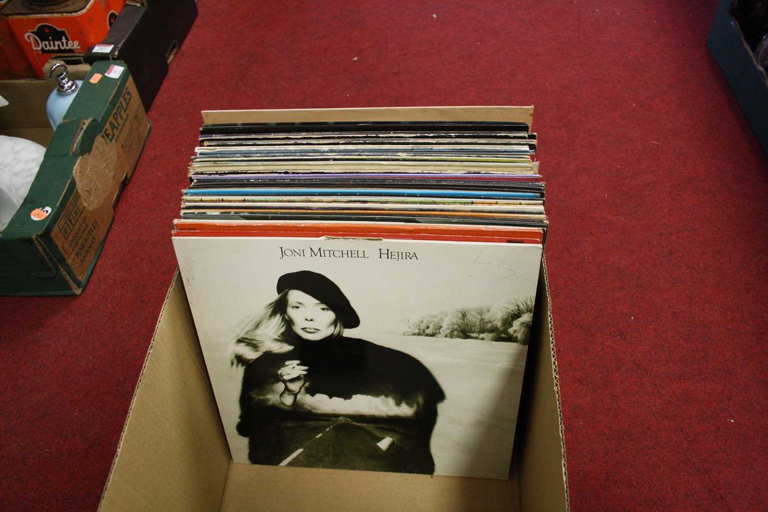 A box of assorted LPs, to include Elton John - Captain Fantastic and The Brown Dirt Cowboy, - Image 2 of 6