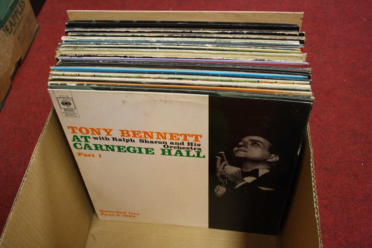 A box of assorted LPs, to include Elton John - Captain Fantastic and The Brown Dirt Cowboy, - Image 3 of 6