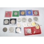 A small collection of miscellaneous coins, to include States of Jersey 20 pence, Twelfth