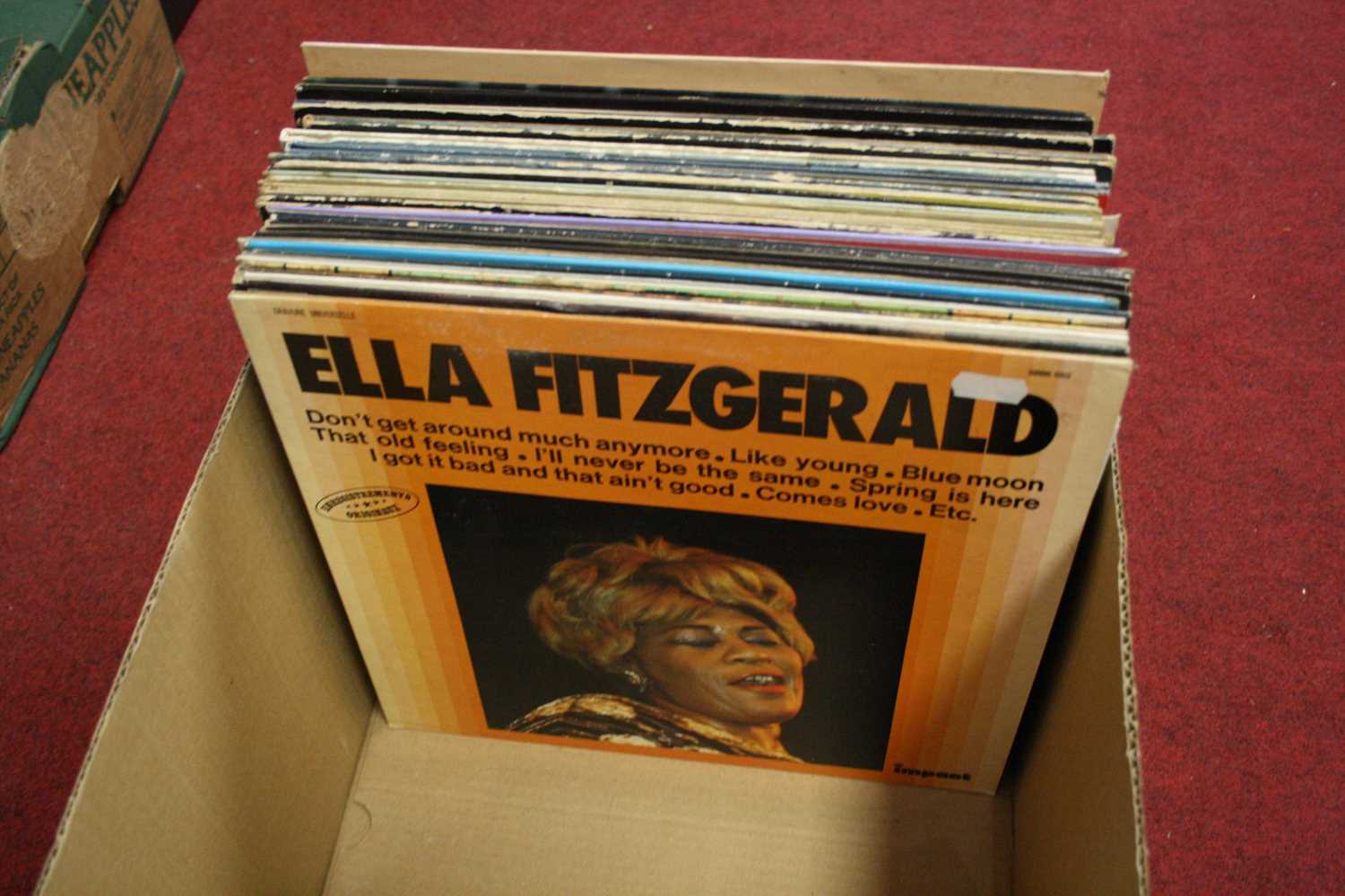 A box of assorted LPs, to include Elton John - Captain Fantastic and The Brown Dirt Cowboy, - Image 4 of 6