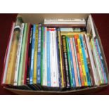 A box of steam and model railway related books