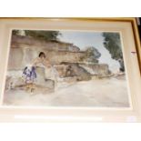 William Russell Flint (1880-1969) - Nude bather, Fine Art Trade Guild lithograph, signed in pencil