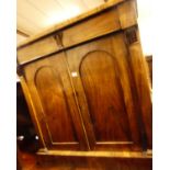 A Victorian rosewood chiffonier (lacking superstructure), w.90cm