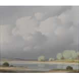 § Pierre de Clausade (1910-1975) - Coup de Soleil, sur la Loire, oil on canvas, signed lower left,