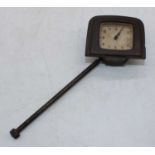 A bakelite fronted pre-war automobile clock, w.7.5cm