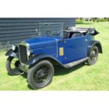 A 1933/1934 Austin Seven APD (Military Tourer) Reg No. YXG775 Chassis No. 276655 Engine No. 257943