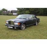 A 1984 Rolls Royce Mk 1 Silver Spur 6750cc four door saloon Reg No. A637VUU Chassis No.