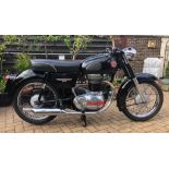 A 1962 Matchless 350cc motorcycle Chassis No. 2583 Engine No.11465 Black. Odometer 06414 Matchless