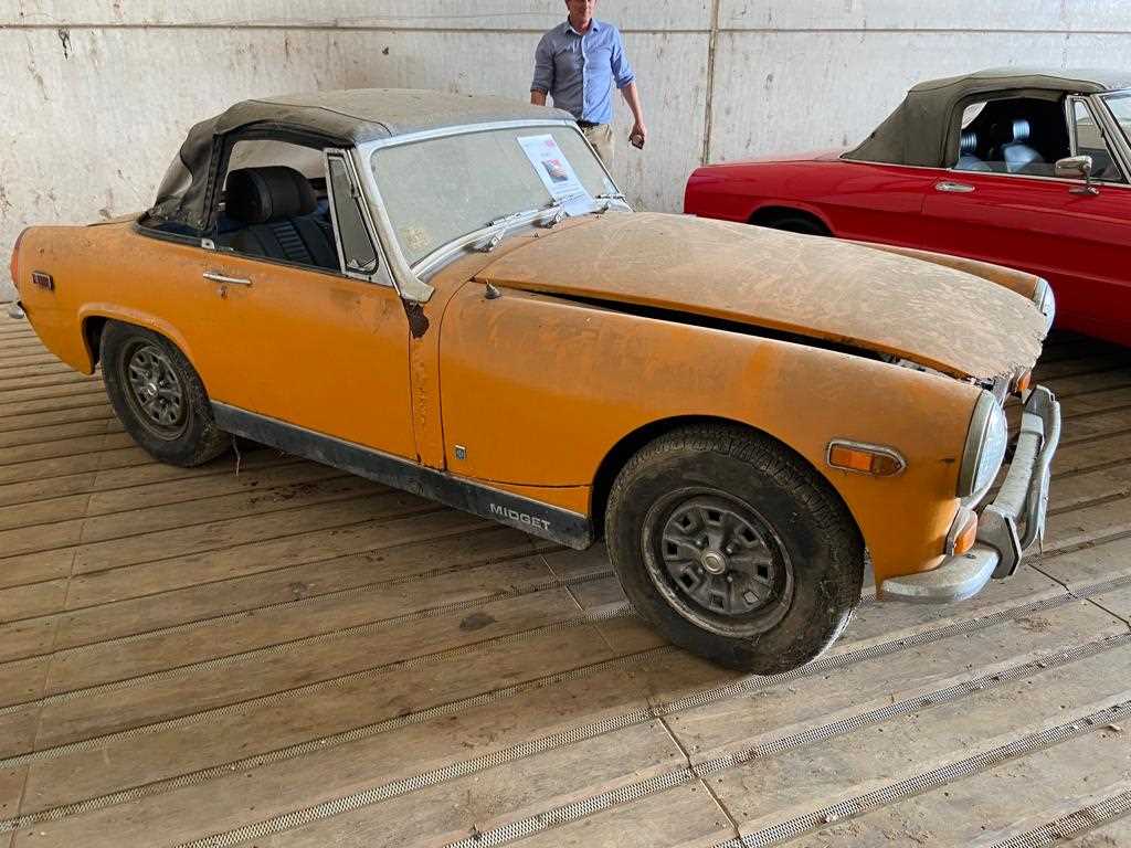 A 1970 MG Midget (LHD) Reg No. EGV139H Chassis No. G-AN5-UA/86241-G Engine No. 12CJ-DA-H/27076