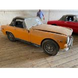 A 1970 MG Midget (LHD) Reg No. EGV139H Chassis No. G-AN5-UA/86241-G Engine No. 12CJ-DA-H/27076