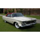 A 1963 Chrysler Imperial Crown convertible (LHD) 6700cc Reg No. AJH770A Chassis No. 9233236673