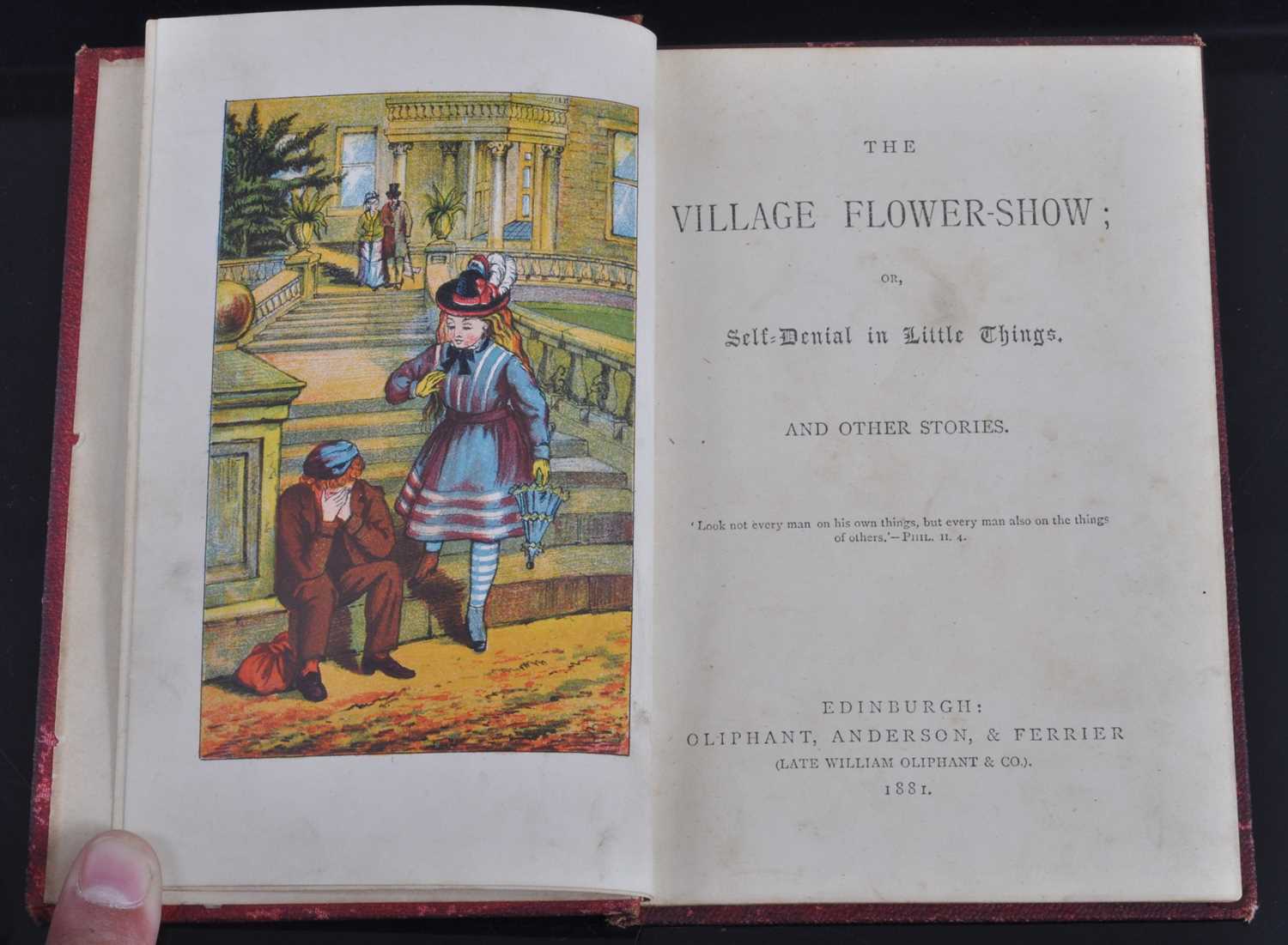 The Village Flower-Show; Or, Self-Denial in Little Things. And Other Stories, Edinburgh: Oliphant, - Bild 3 aus 3