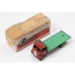 Dinky Toys, 512, Guy Flat Truck, rare example with brown cab and chassis, green hubs and back,