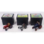 A Britains modern release limited edition diecast tractor group, three boxed examples to include a