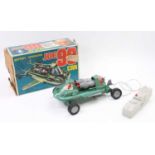 Century 21 Toys Limited plastic friction drive Joe 90 battery operated car dated from 1968 -