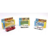 Matchbox Lesney King Size boxed group of 3 emergency vehicles to include, K6 Mercedes Benz Binz