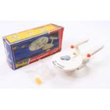 Dinky Toys No. 358 U.S.S. Enterprise from the TV show Star Trek in white with orange pod and 2
