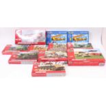 11 various boxed Airfix and Revell mixed scale military aircraft vehicle and personnel plastic kits,