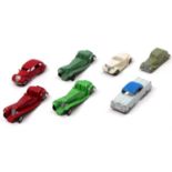 A collection of vintage and recast diecast models to include a copy of a Dinky Toys No. 24K