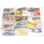 A collection of 12 Airfix mostly military-related hang packs to include, Hawker Hart, Lysander MkII,