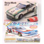 L.S 1.24 scale plastic kit, C521 Mazda RX-7 Savanna Rotary Silhouette in driver/working lights &