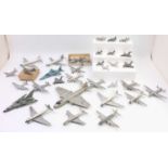 One tray containing a large quantity of Dinky Toys aircraft to include, No. 998 Britannia