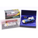 A Scalextric, SCX and Pink-Kar slot racing group to include an SCX 1/32 scale limited edition