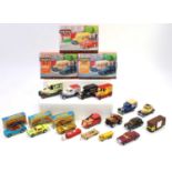 A collection of mostly Matchbox Lesney vehicles to include 3 boxed Superfast models - No. 33