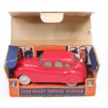 Ever Ready "Battery Operated Motor Car", red body and based on an Austin Hampshire, housed in the