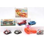 A collection of Scalextric to include a boxed YS 115 Ford Mirage G.T and YS 271 Drive/Steering