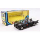 Corgi Toys No. 267 Batman's Batmobile comprising gloss black body with chromed hubs, with Batman and