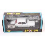 Spot-On No.309 Ford Zephyr "Z Cars" Police Car, white body, red interior with 2 plastic figures, 2