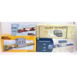 A Corgi Heavy Haulage 1/50 scale road transport diecast group, four boxed as issued gift sets to