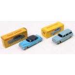 A French Dinky Toys boxed diecast group to include a No. 24V Buick Roadmaster comprising of blue