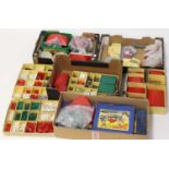 A large quantity of various mixed 1950s Bayko to include various building sets, spares cabinet,