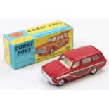 Corgi Toys No. 491 Ford Consul Cortina Super Estate car finished in bright red with brown side