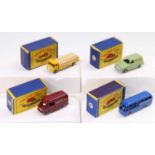 Matchbox Lesney boxed group of 4 to include No. 51 Albion Chieftain Cement Lorry, No. 58 BEA