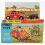 Corgi Toys No. 256 East African Safari gift set, comprising of Volkswagen 1200 Beetle with a