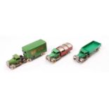 Collection of 3 Triang Minic Vehicles, to include Mechanical Horse and Pantechnicon Trailer,