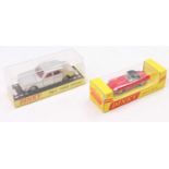 A Dinky Toys boxed diecast car group, two examples to include a No. 164 Mk 4 Ford Zodiac finished in
