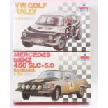 ESCI 1.24 scale plastic kits, 3018 Mercedes-Benz 450SLC 5.0 Ltr 1979 Bandama Rally #4 B.Waldegaard &