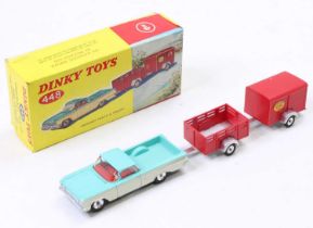 Dinky Toys, 448 Chevrolet El Camino pick-up with trailers, comprising of El Camino pick-up with