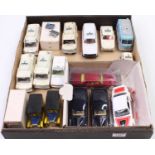 One tray containing Dinky Toys models to include, No 219 Big Cat Jaguar XJ 5.3C, No. 988 Transmitter