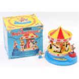 Corgi Toys No. 852 The Magic Roundabout musical carousel, finished in blue, yellow and red,