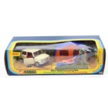 Corgi Toys Gift Set No.38 Mini 1000 camping set, comprising of Mini 1000, tent, barbecue, and two