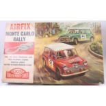 An Airfix Monte Carlo Rally 1/32 scale slot racing gift set, comprising of various track sections,