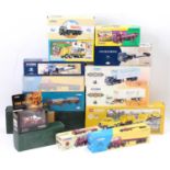 15 various boxed Corgi Classics and Fire Heroes mixed scale road transport and emergency services