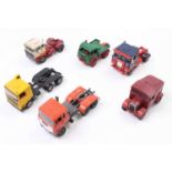 Six various 1/50 and 1/48 scale white metal diecast and resin kit built tractor units to include